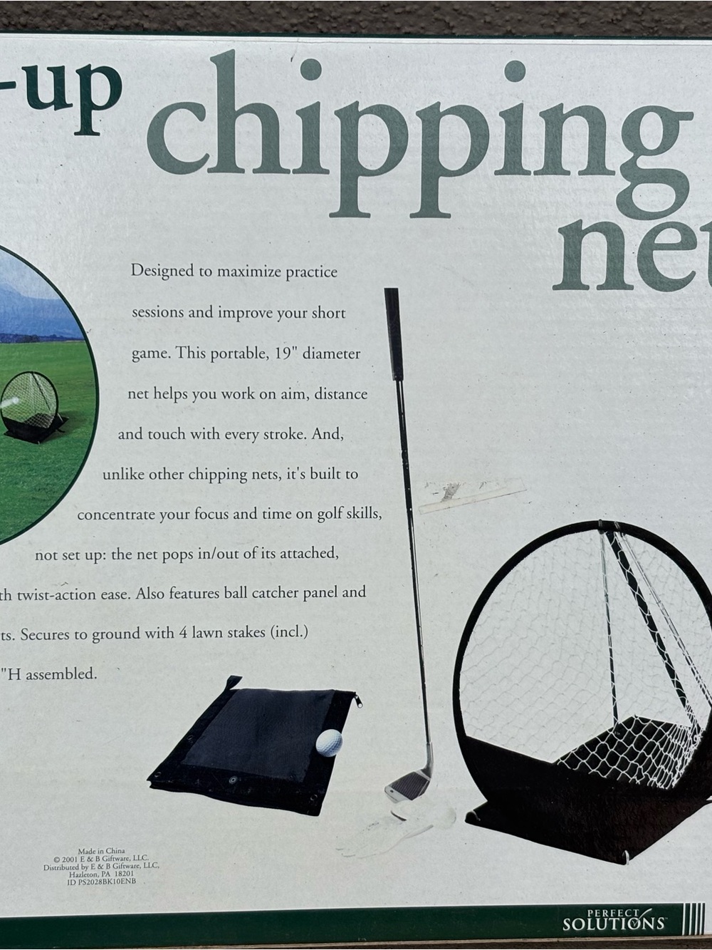 Chipping Practice Golf Net with Black Base